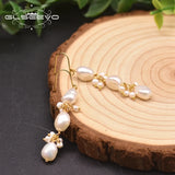 Baroque Pearl Star Earrings For Women Wedding Gift Drop Earring GE0963