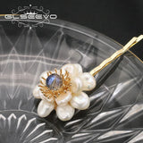 Baroque Pearls Zircon Hairpin Vintage Jewelry