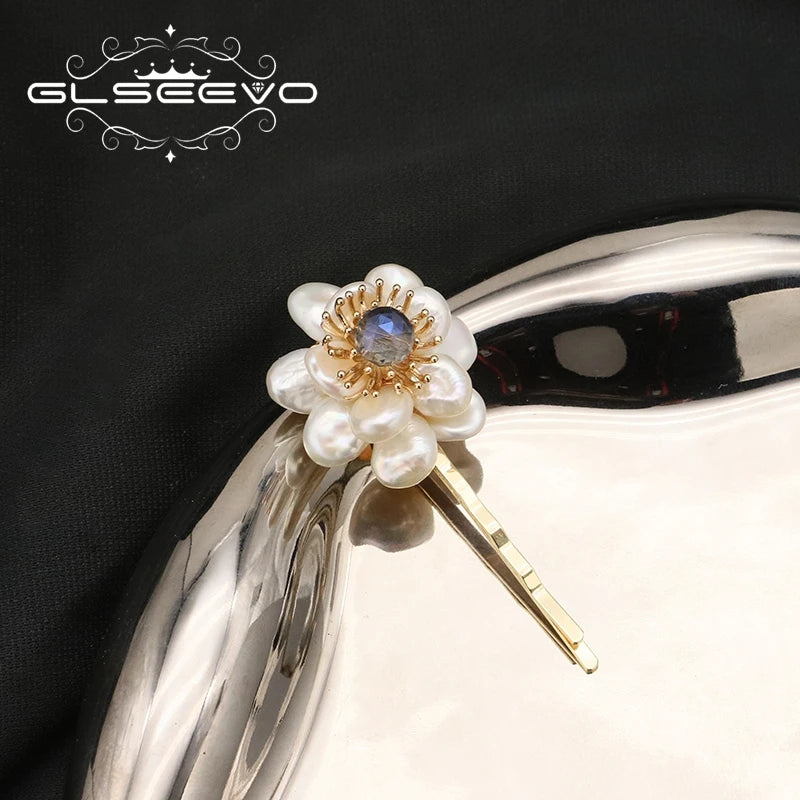 Baroque Pearls Zircon Hairpin Vintage Jewelry