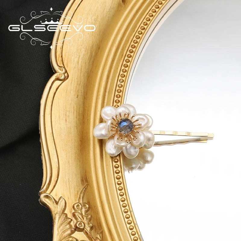 Baroque Pearls Zircon Hairpin Vintage Jewelry