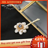 Baroque Pearls Zircon Hairpin Vintage Jewelry