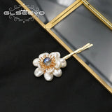 Baroque Pearls Zircon Hairpin Vintage Jewelry