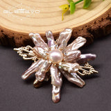 Pink Purple Pearl HairPin Women Girl Party Fine Jewelry