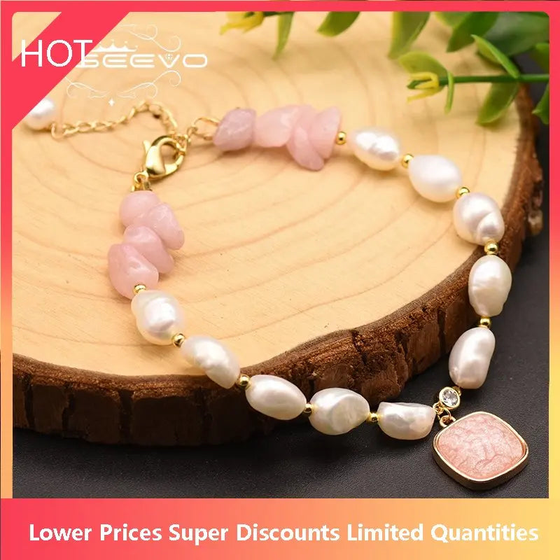 Baroque Pearl Bracelet For Women Minimalist Fine Jewellery