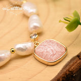 Baroque Pearl Bracelet For Women Minimalist Fine Jewellery