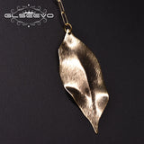 Freshwater Pearl Necklace Leaf Pendant for Women GN0254