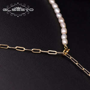 Freshwater Pearl Necklace Leaf Pendant for Women GN0254