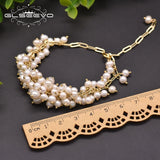 Freshwater Pearl Adjustable Bracelet Women Party Gift Charm Jewellery