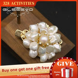 Freshwater Pearl Double Flower Hairpin Wedding Jewelry