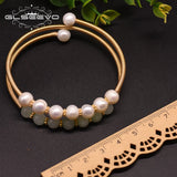 Natural Freshwater Pearl Double-Layer Bracelet Women's Party Birthday Gift