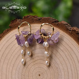 Freshwater Pearl Earrings 925 Silver Anniversary Gift
