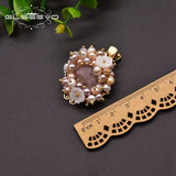 Freshwater Pearl Hairpin Woman Shell Flower Crystal Hair Accessories GH0030