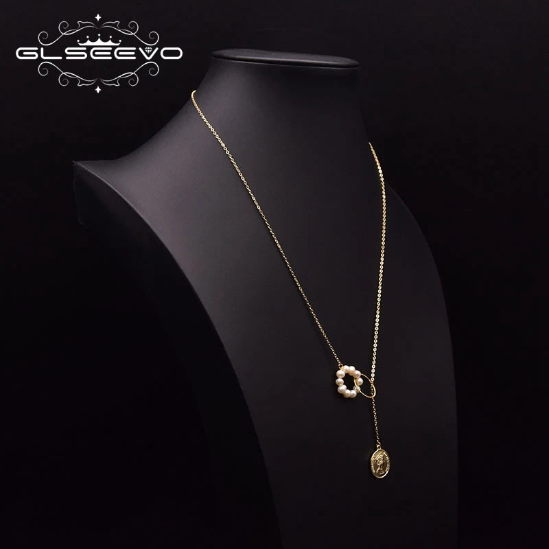Freshwater Pearl Long Necklace Women's Party Anniversary GN0266