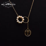 Freshwater Pearl Long Necklace Women's Party Anniversary GN0266