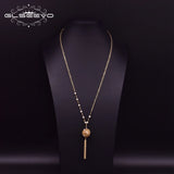 Freshwater Pearl Long Pendant Necklace for Women Wedding Engagement Party