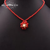 Freshwater Pearl Necklace Coral Necklace Party Birthday Gift