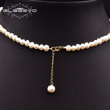 Natural Freshwater Pearl Necklace Woman Pendant Chain Jewelry GN0276