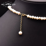 Natural Freshwater Pearl Necklace Woman Pendant Chain Jewelry GN0276