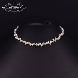 Freshwater Pearl Necklace Woman Pearl Style Chain Jewelry
