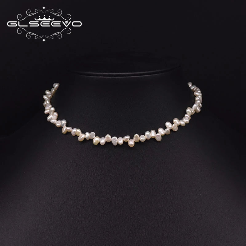 Freshwater Pearl Necklace Woman Pearl Style Chain Jewelry