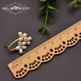 Freshwater Pearl S925 Silver Flower Earrings Wedding Jewelry