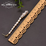 Freshwater Pearl Tassel Earrings Woman Vertical Earrings GE1051