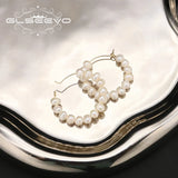 Freshwater Pearls 18k Woman Pendant Earrings Vintage Fine Jewelry