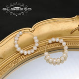 Freshwater Pearls 18k Woman Pendant Earrings Vintage Fine Jewelry