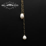 Freshwater Pearls Chain Woman Pendant Necklace Minimalism Romance