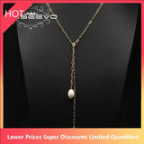 Freshwater Pearls Chain Woman Pendant Necklace Minimalism Romance