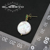 Freshwater Pearl Zircon Drop Earrings Classic Ethnic Indian Jewelry