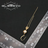 Freshwater Pearl Long Chain Tassel Drop Earrings Retro Elegance Jewelry