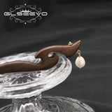 Freshwater Pearl Pendant Sandalwood Hairpin for Woman