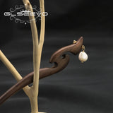 Freshwater Pearl Pendant Sandalwood Hairpin for Woman