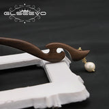 Freshwater Pearl Pendant Sandalwood Hairpin for Woman