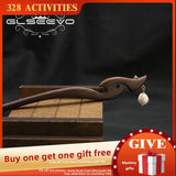 Freshwater Pearl Pendant Sandalwood Hairpin for Woman