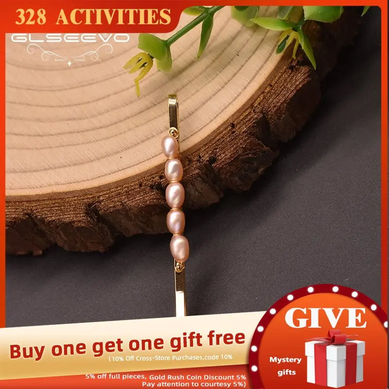 Pink Pearl Hairpin Women Jewelry GH0027A