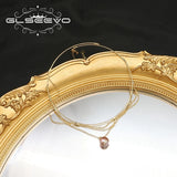 Freshwater Purple Pink Pearls Tassel Necklace for Women