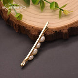 Freshwater Pearl Hairpin Women Girls Fine Jewelry GH0028B