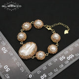 Baroque Pearl Women's Bracelet - Unique Wrapping Design
