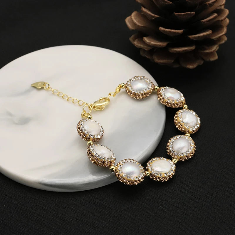 Baroque Pearl Bracelet for Women - Personality Jewelry Gift