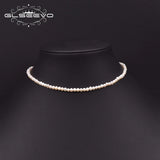 Natural Pearl Beaded Collar Necklace for Women