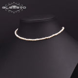 Natural Pearl Beaded Collar Necklace for Women