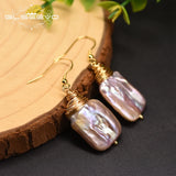 Baroque Pearl Dangle Earrings - Fine Jewelry for Women