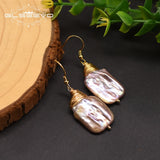 Baroque Pearl Dangle Earrings - Fine Jewelry for Women