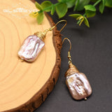 Baroque Pearl Dangle Earrings - Fine Jewelry for Women