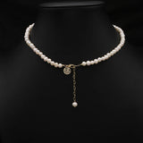 Tahitian Pearls Long Chain Pendant Necklace For Women Chinoiserie Lucky Jewelry