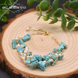 Turquoise Pearl Bracelet for Women Wedding