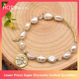 Natural Pearl Female Bracelet Wedding Flower-Shaped Jewelry