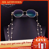 Vintage Natural Pearls Eyeglasses Chains Neck Holder GH0012